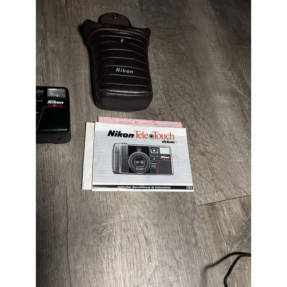 Nikon Tele Touch 300 AF Point & Shoot 35mm Film Camera 35-55mm Macro Lens